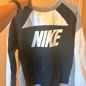 Nike Black and White Sweatshirt and